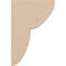 Ekena Millwork 2"W x 4"D x 6"H Classic Crestline Rough Cedar Woodgrain TimberThane Corbel, Primed Tan CORUR02X04X06CRERCPR - alternate 5